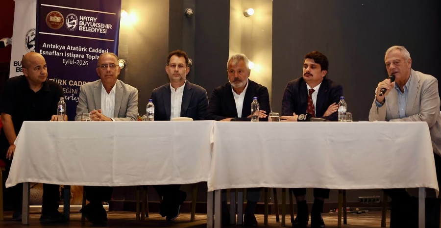 Antakya Atatürk Caddesi Esnafıyla İstişare Buluşması